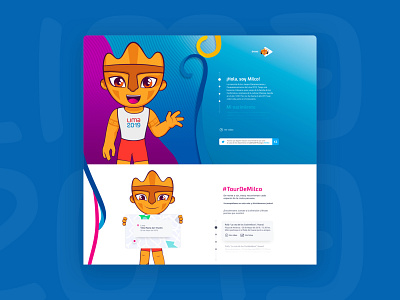 Lima 2019 - Oficial Web Pet blue clean dailyui design flat games icon interface lima2019 minimal olympic games panamericangames pet ui user interface ux web