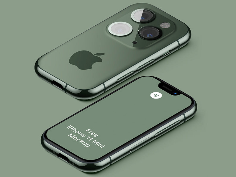 Free iPhone 11 Mini Mockup by Mika Jalilo on Dribbble