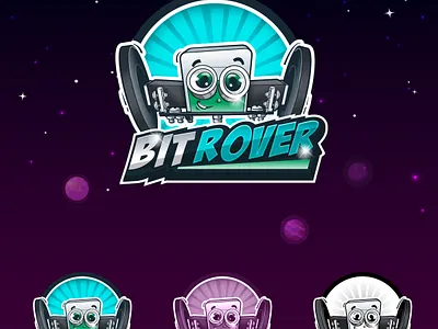 BIT ROVER cartoon robot robot