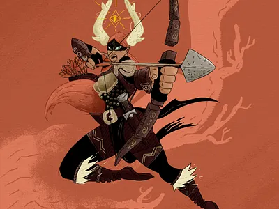 The Archer archer arrow art artwork character comic concept drawing fantasy game illustration photoshop