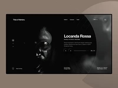 Tribe of Mentors 2020 agency design minimal sketch sprinter typography ui ux website