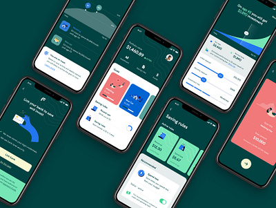 Goal Saving App UI UX banking finance finance app investment mobile saving ui ux ui ux kit pricing