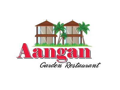 Aangan Garden Restaurant branding logodesign