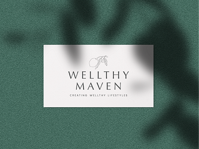 Wellness Branding | Wellthy Maven brand branding feminine health brand illustration lemon lemon icon minimalist supplement vector wellness