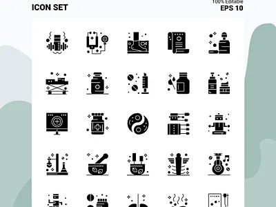 Alternative Medicine 25 Icon Set