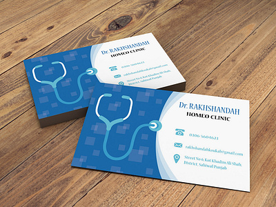 Visiting Card branding design illustration