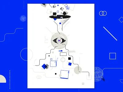 Interpretable AI abstract ai bias editorial geometric identify illustration photoshop report technical texture tooploox