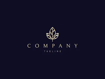 Three Leaf logo brand branding design logo nature tree umuarus vector