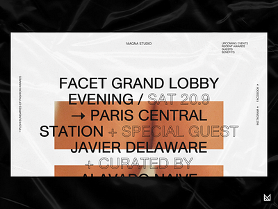 Magna Studio creative design ecommerce em fashion figma idea landing page minimal typography ui ux web web design