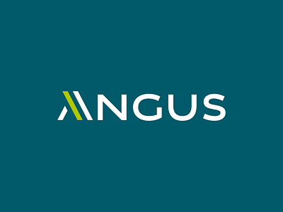 Angus — Insulations & Multiservices brand design branding construction company design inside installations letter logo logo logo design logotype masonry minimal renovations symbol vector