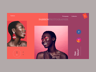 Fashion ui ux web