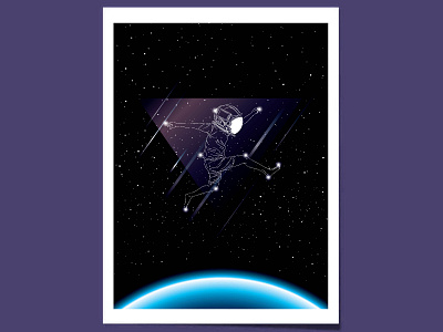 One Giant Leap For Mankind drip astronaut astronauthelmet digitalart giant helmet illustration jump kids leap milkyway moon neil neil armstrong neilarmstrong planet planet earth star stars vector vectorart