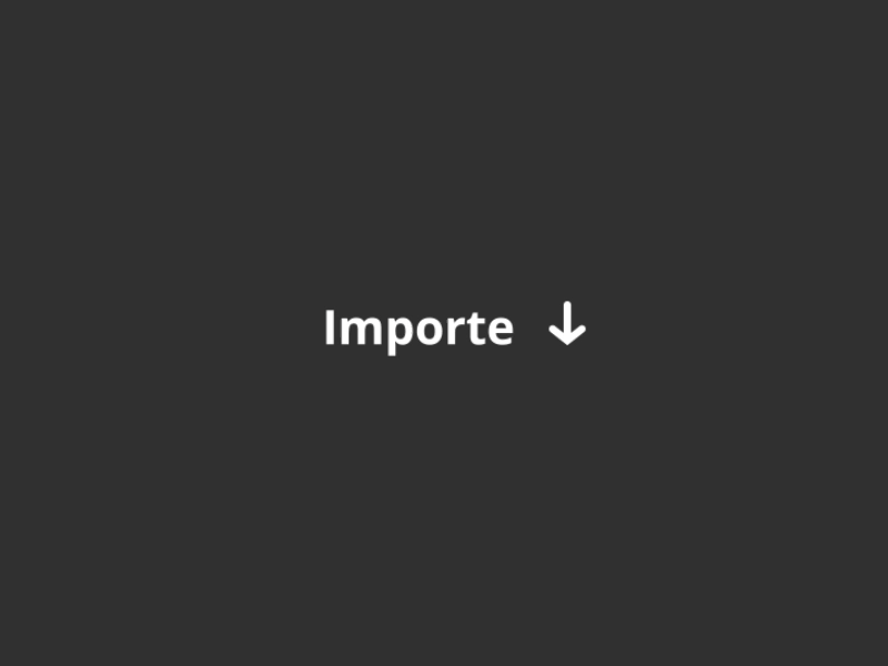 Ordenación Importe 2 aftereffects amount animation arrow icon microinteraction motion motion graphics order ordination sort ui animation ui design visual design