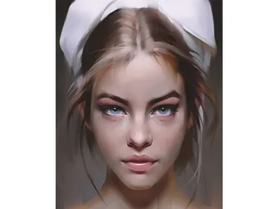 palvin art beauty cg digital fashion girl illustration model painting portrait