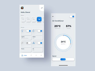 Smart Home APP app app design concept design home mobile mobile app smart smarthome ui ux