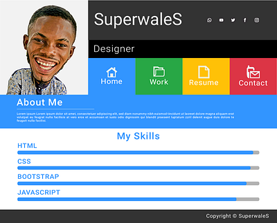 Portfolio design illustrator ui ux