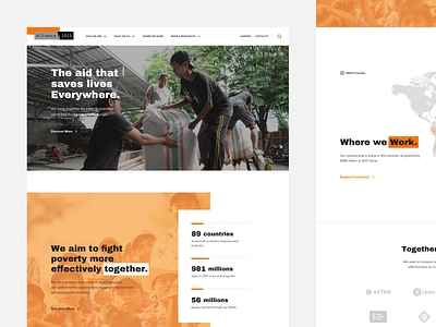 Alliance2015: A Strategic network of NonGovernment Organizations atomic design charity foundation homepage network no profit non government non profit nonprofit ong organization sketch sketchapp typography ui ui design ux ux design webdesign website