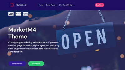 Mobirise Website Builder | MarketM4 Theme! bootstrap design html5 mobile responsive software webdesign webdevelopment website builder website maker