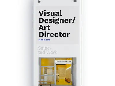 'Folio 2019 responsive ui ux visual design