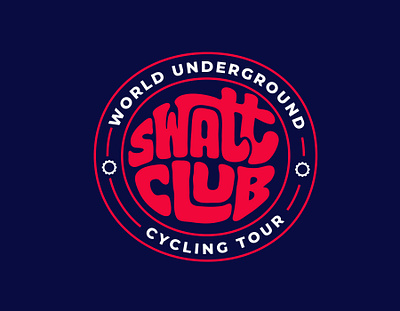 Swatt Club bike biking clientwork custom lettering cycling cycling kit cyclist digitalart hand drawn handlettering jerryokolo logo designer logodesign logotypedesign procreate tour typography