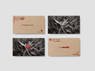 Mal Amado branding business cards design illustraion logo