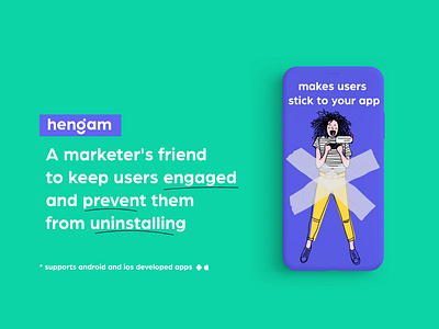 Hengam app artificial intelligence artificialintelligence b2b churn engagement hengam insights marketers marketing notifications product producthunt push push notifications smart web web app web apps website