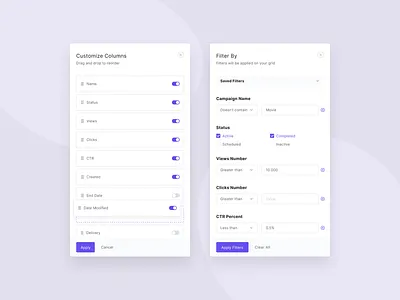 Dashboard widgets clean dashboard design grid minimal table ui ux widgets