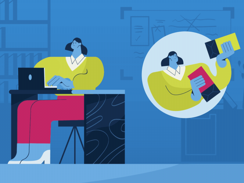 MakerSite 2d animation animation studio character character design design gif illustration studio pigeon vector