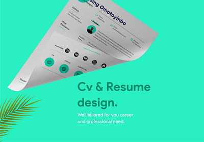 Resume Design design resume cv resume template