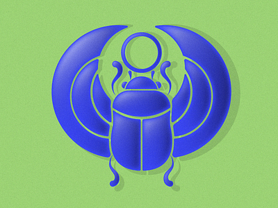 Egyptian Scarab adobe illustrator amulet bug egypt egyptian history illustraion illustrator scarab vector vector art