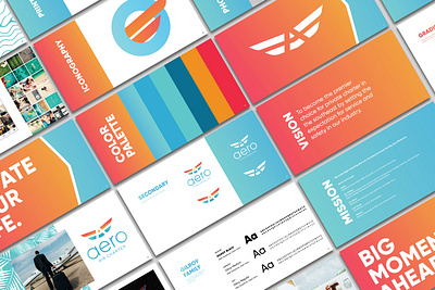 Aero Air Charter Brand Guidelines brand guidelines branding design identity branding identity design