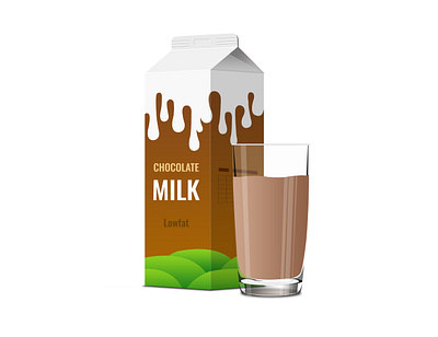 Milk Package branding design illustration vector web