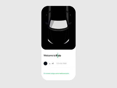 Car Sharing adobe interaction design ios mobile ui ui8 uikit ux xd