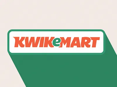 Branding Springfield #4: KWIK E MART adobe branding branding design branding springfield illustrator kwik e mart logo the simpsons typography