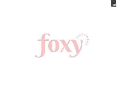 Branding - foxy 'sleepwear' badge badge logo brand sleepwear