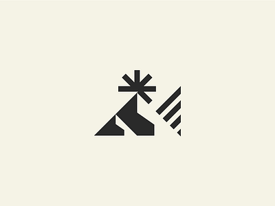 Mountain adventure branding icon icon design icon set illustration logo logo design logotype minimal minimalism mountain mountains nature negativespace star symbol