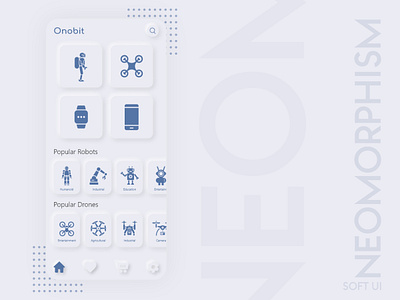 Neomorphism Soft ui for Onobit.com adobe xd app design app ui design futuristic minimalism minimalist modern neomorphism neomorphism button design neomorphism style onobit robot soft ui top ui ui design uiux user experience user interface