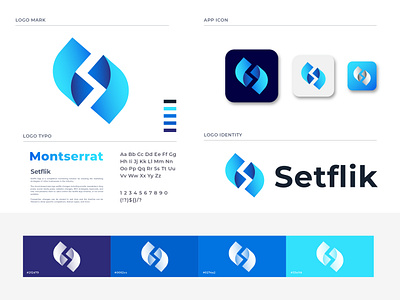 Setflik Branding app icon app logo brand and identity brand identity branding branding agency branding design business identity letter logo lettering logo logo mark logodesign modern s letter logo s logo s logo design symbol technology