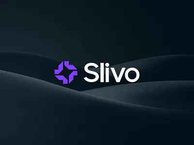 Slivo: Branding & Logo Design ai brand design branding branding identity design figma graphic design logo mockup purple saas ui ux visual identity