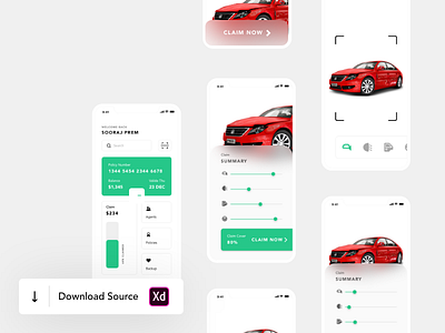 Car Insurance Policy Claim AR UI/UX Animation accident app car insurance car interface car policy insurance insurance app insurance claim interaction interaction design interactive policy ui ux