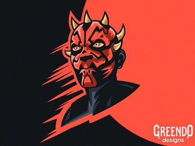 Darth Maul - Star Wars art character clone wars dark side darth maul design fanart gaming han solo illustration logo mascot master star wars starwars vector