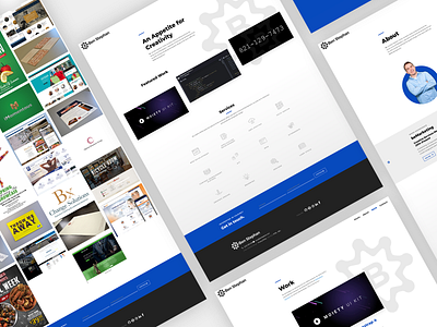 New Personal Portfolio design ui ux web website