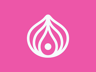 Onion 2 abstract geometric logo logomark onion symbol