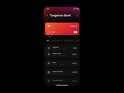 Wallet App – Spending report animation app app design banking banking app concept exploration finance interaction interaction design invision studio studio ui user interface ux wallet