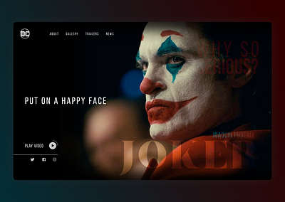 Joker design ui web