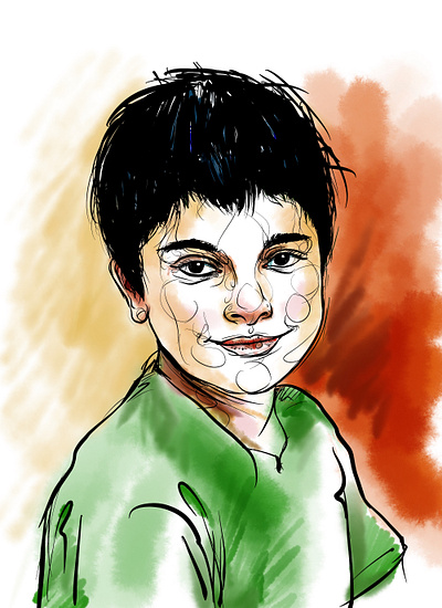 Boy Portrait digitalart drawing illustration portrait