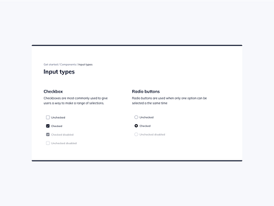 Input Types UI Design checkbox design system flow ui ildiesign input input design radio button themesberg ui ui design ui design system ui kit ui kit design ui pattern ux ux design