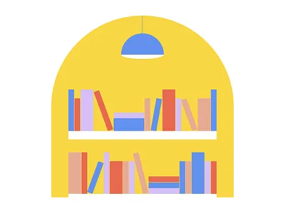 What does your community look like? books config2020 figma illustration library light shelves