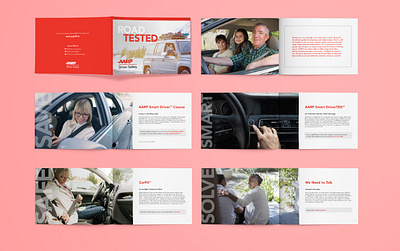 Road Tested | AARP Driver Safety Multi-Program Booklet Spreads booklet booklet design car drive print safety spread