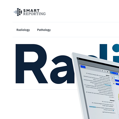 Smart Reporting Product Detail 🏥 brand branding design health healthcare rebranding typography ui ux website